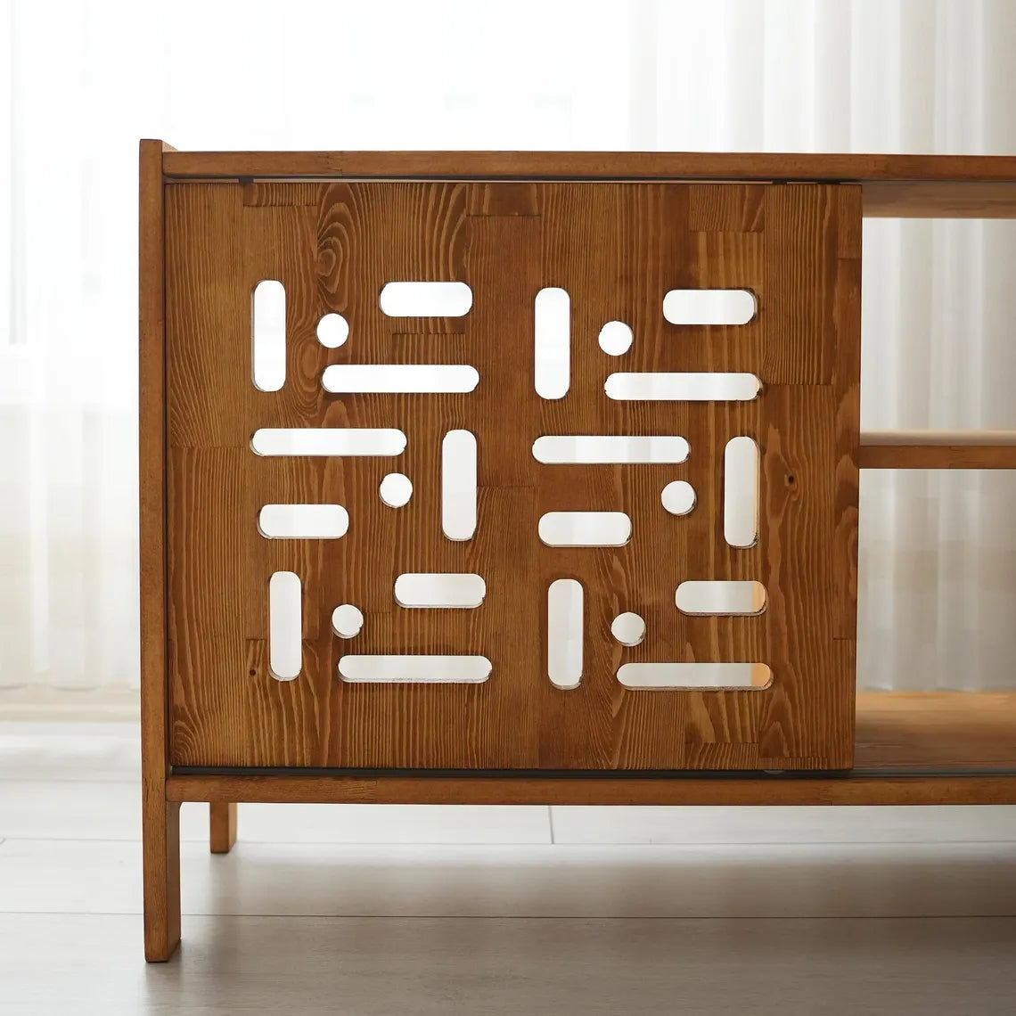 Rustic Record Player Stand