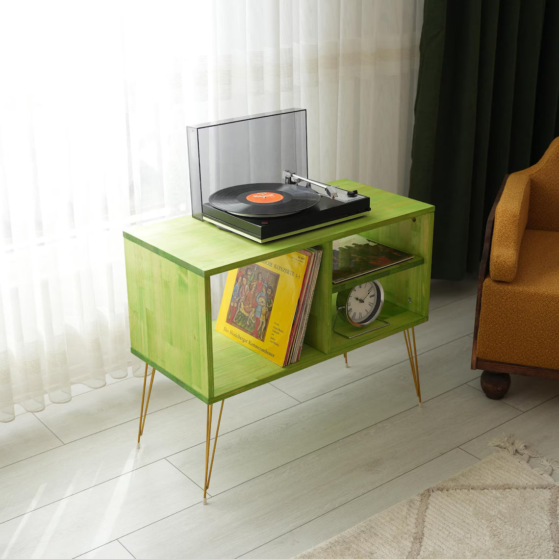 Table pour tourne-disque vinyle
