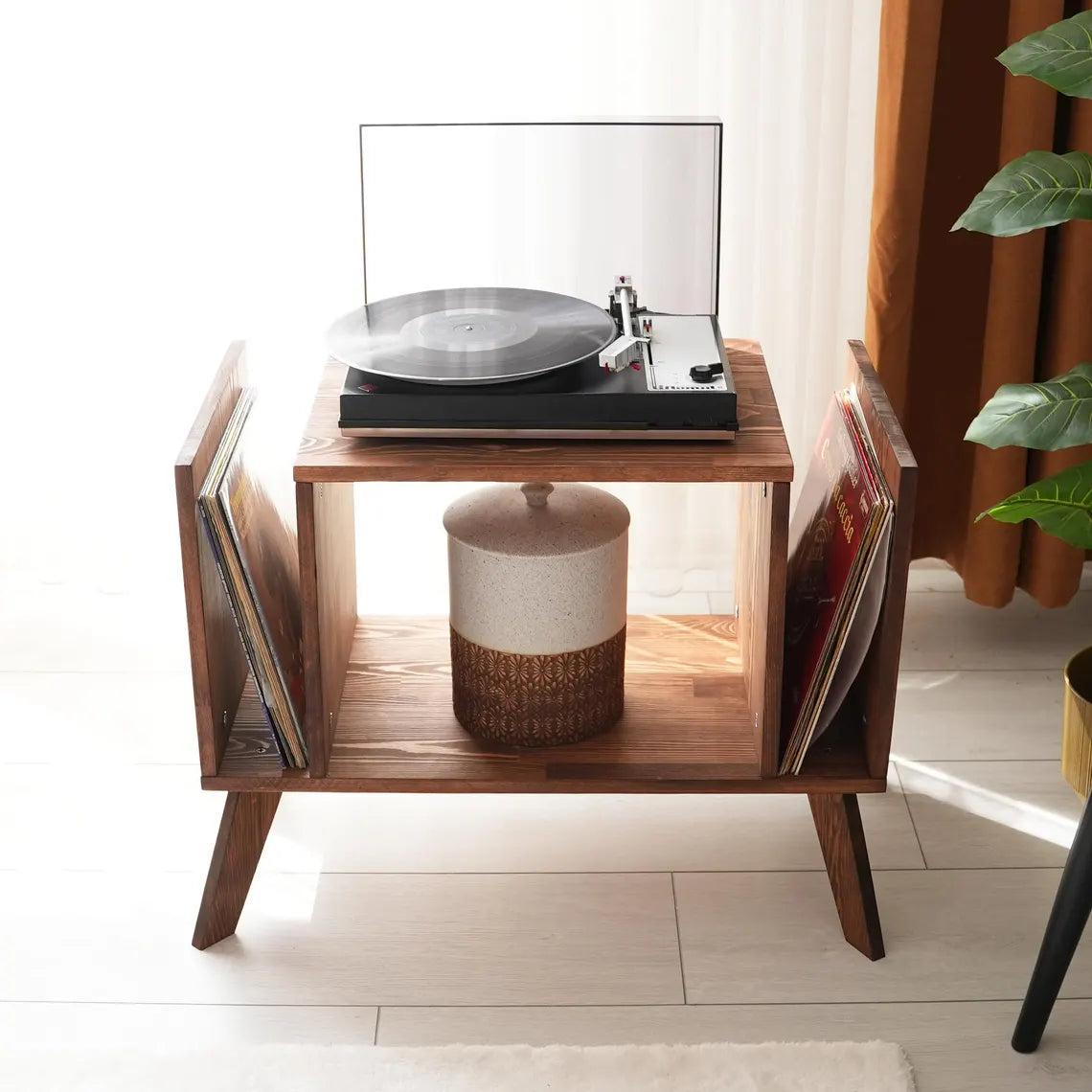 Large Record Player Stand