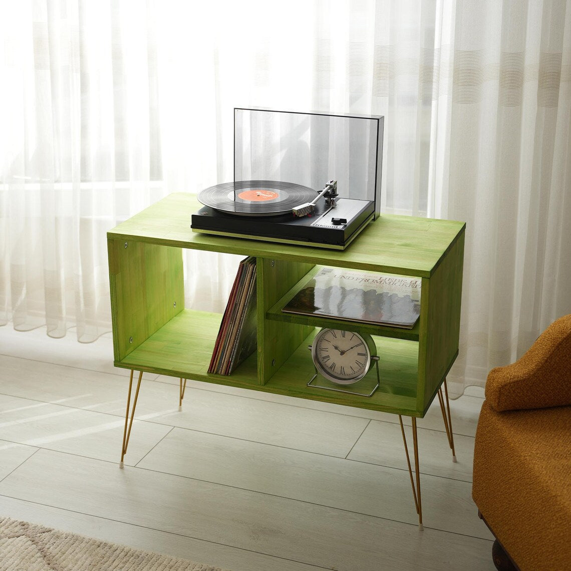 Vinyl Record Player Table
