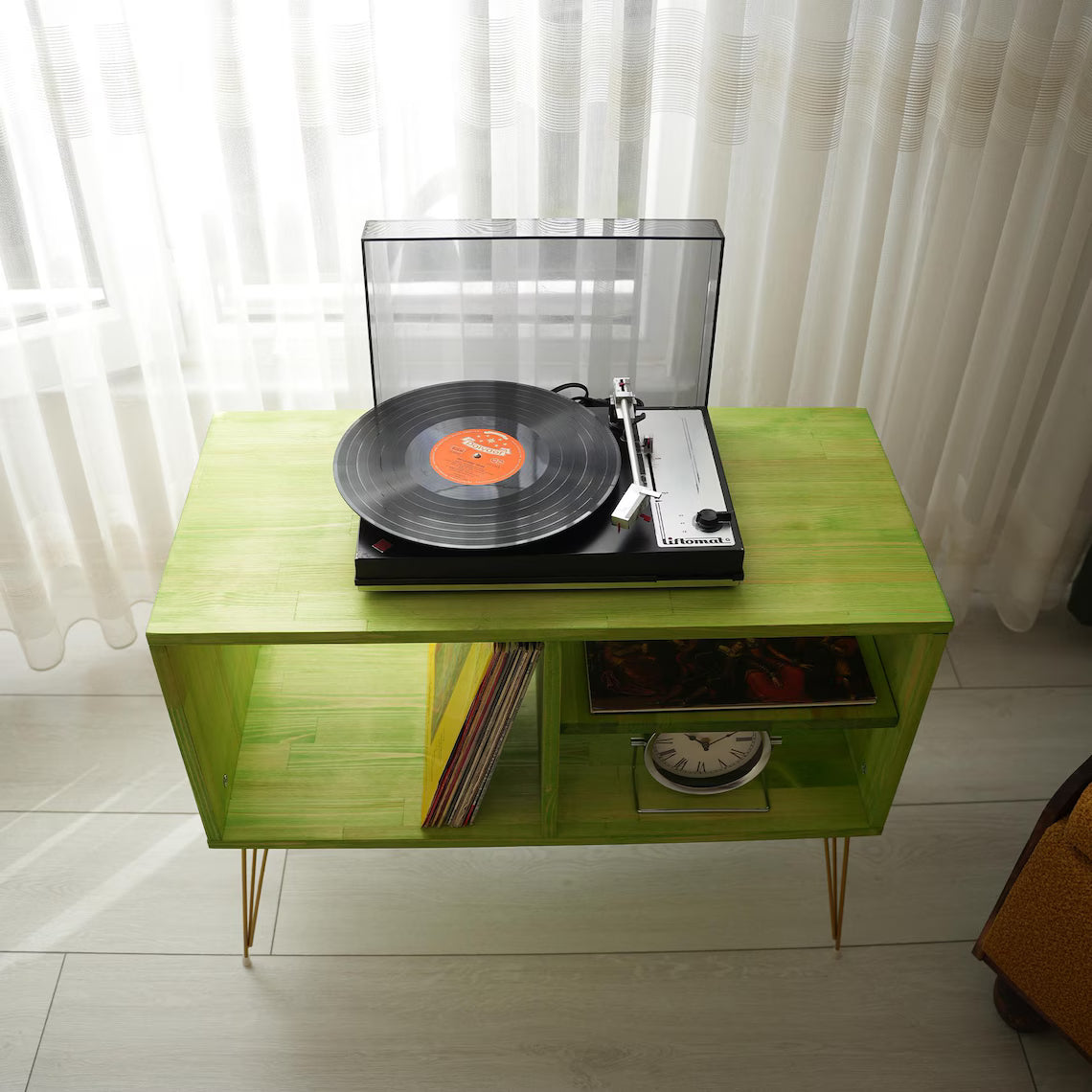 Vinyl Record Player Table