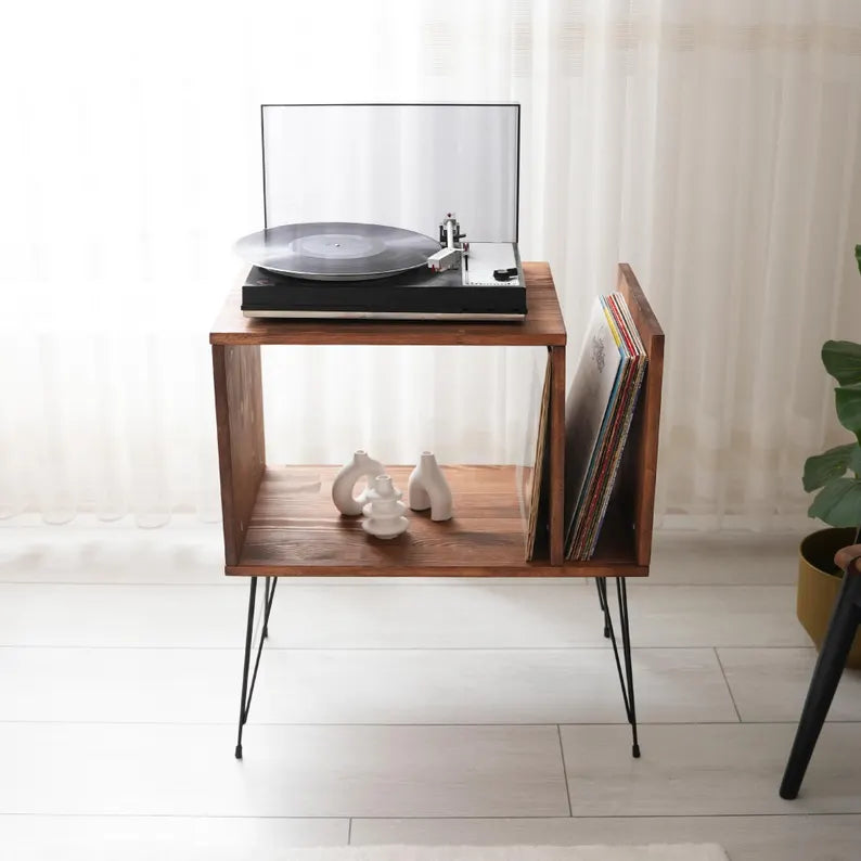 Large Record Player Stand